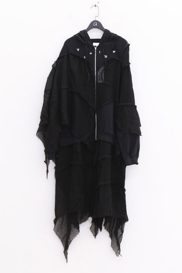 VeniceW 25 Spring/Summer Gothic Hoodie VCW-HD1-HEI Black
